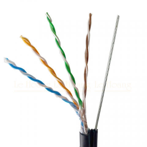 Cáp LAN CAT5E UTP 25AWG 4PRS - PE – SS (7x0.33)St (305m) | Le Hoàng Corp