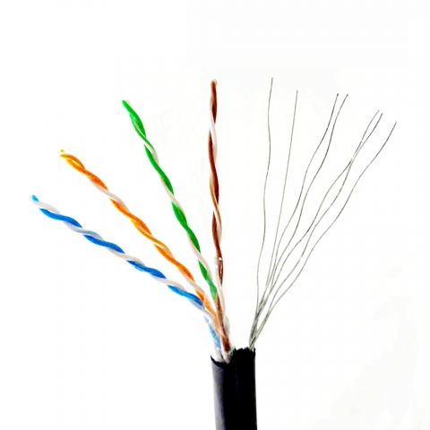 Cáp LAN CAT5E UTP 24AWG 4PRS - PE – SS (7x0.33)St (305m)